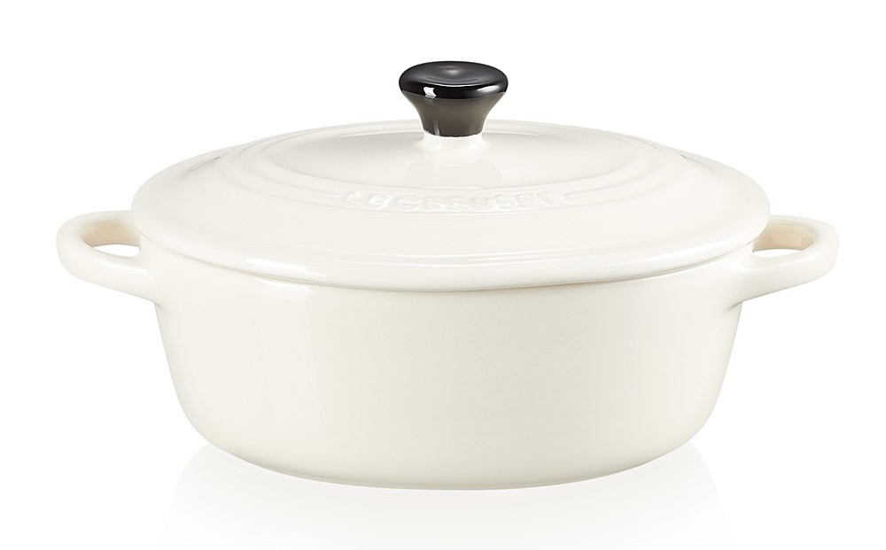 Le Creuset Mini Cocotte Oval Steinzeug Creme Cm Le Creuset