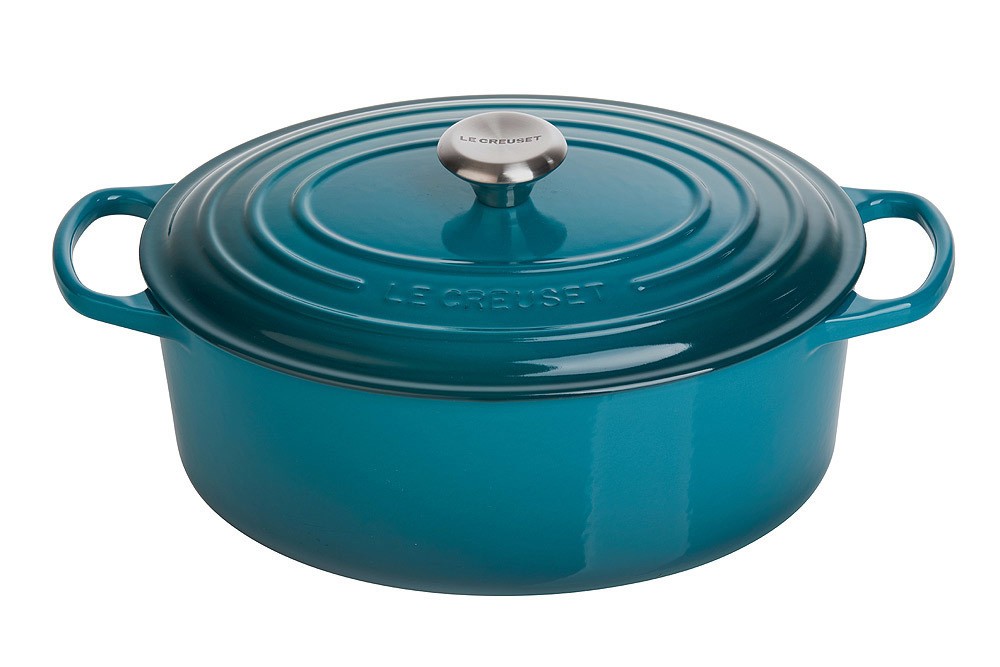 Le Creuset Br Ter Signature Oval Gusseisen Deep Teal Petrol Cm Le