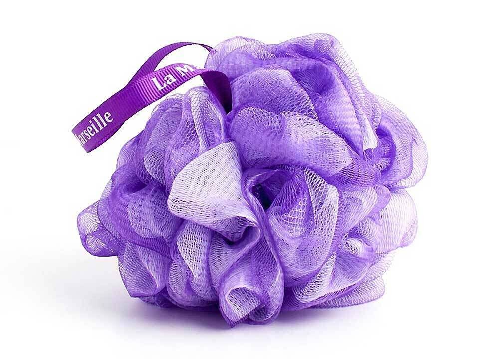 Duschblume Fleur de Douche Lila Violet Duschschwamm Badeschwamm 12cm