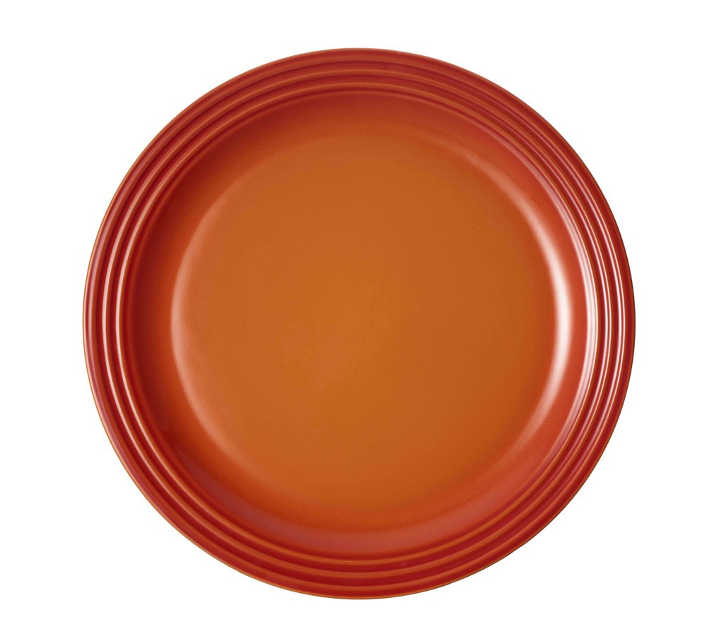 Le Creuset Speiseteller Steinzeug Ofenrot 27cm