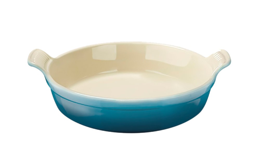 Le Creuset Auflaufform Tradition Rund Steinzeug Deep Teal Cm Le