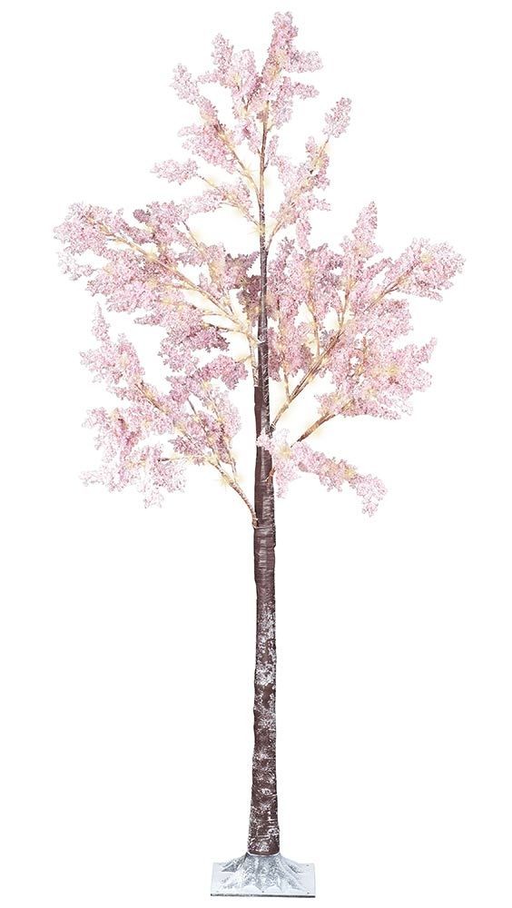 Kirschblüten LED Baum Lichterbaum Leuchtbaum außen innen Warmweiß oder  Kaltweiß, Color:Kaltweiß