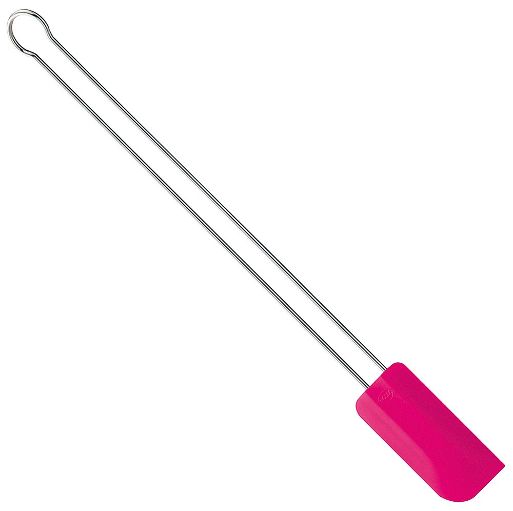 Rösle Teigschaber schmal Silikon Pink 26cm